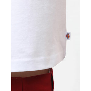 Dickies Women's Short Sleeve Porterdale Crop - White