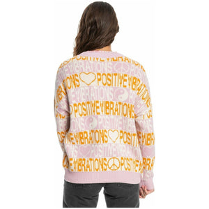 Quiksilver Explorer Vibes Sweatshirt - Antique White Jacquard