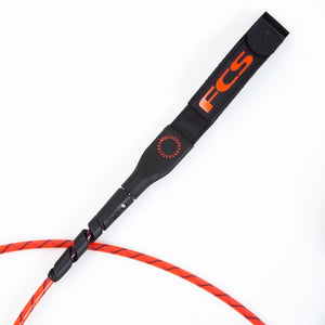 FCS 'Freedom Helix' ALL ROUND Surfboard Leash 6' - Smoke / White