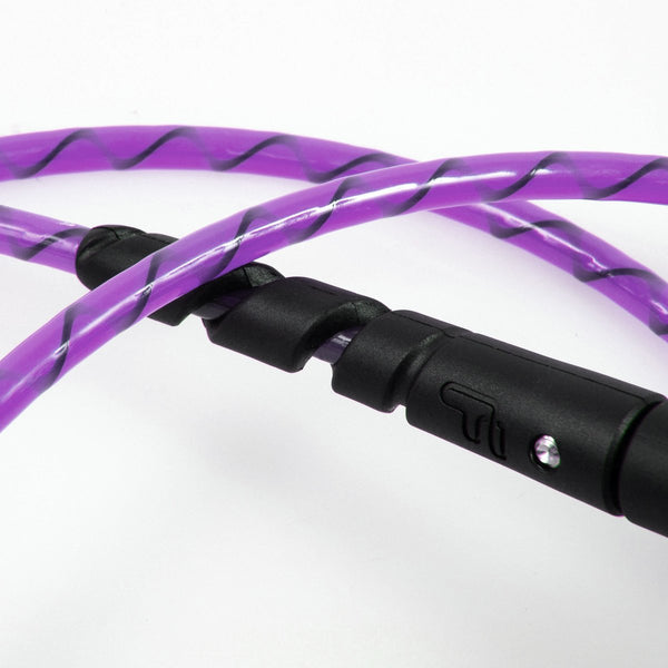 FCS 'Freedom Helix' COMP Surfboard Leash 6' - Smoke / White