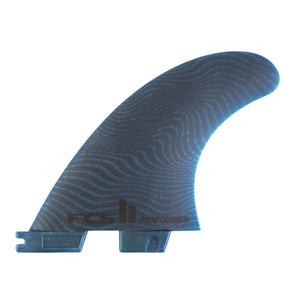 FCS II 'PERFORMER' Neo Glass ECO Surfboard Tri Fins - PACIFIC - Medium
