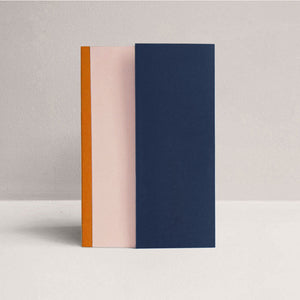 Amaretti  |  Paper Stories  |  Fold Notebook - Rose/Navy