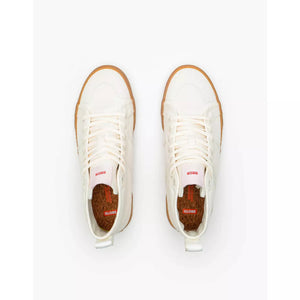 Globe Los Angered II Hi-Top Trainers - Organic White - Organic Cotton & Vegan Friendly