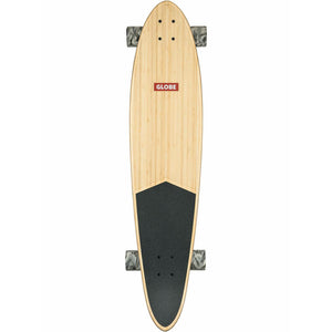 Globe 'Pinner' Classic Longboard Skateboard 40" - Bamboo / Black Dye