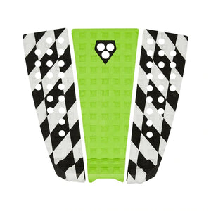 Gorilla Grip Surfboard Traction Tailpad - Kyuss Green Race Check