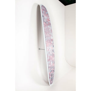 Indio 'Log Machine' Longboard by Pukas - Endurance Epoxy - Grey Swirl Effect - 9'6"