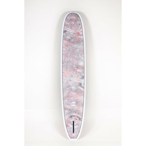 Indio 'Log Machine' Longboard by Pukas - Endurance Epoxy - Grey Swirl Effect - 9'6"