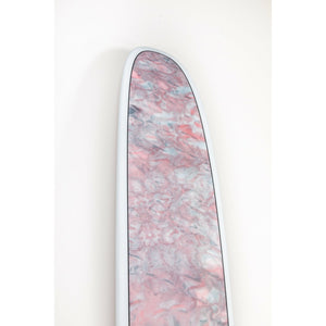 Indio 'Log Machine' Longboard by Pukas - Endurance Epoxy - Grey Swirl Effect - 9'6"