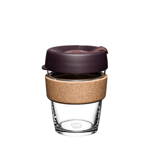 KeepCup Brew 12oz Reusable Coffee Cup - CORK Band - Alder