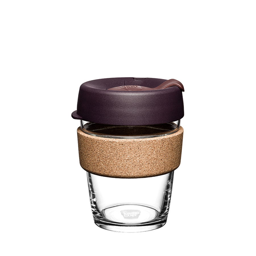KeepCup Brew 12oz Reusable Coffee Cup - CORK Band - Alder