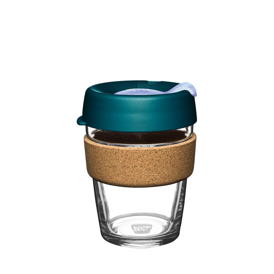 KeepCup Brew 12oz Reusable Coffee Cup - CORK Band - Eventide