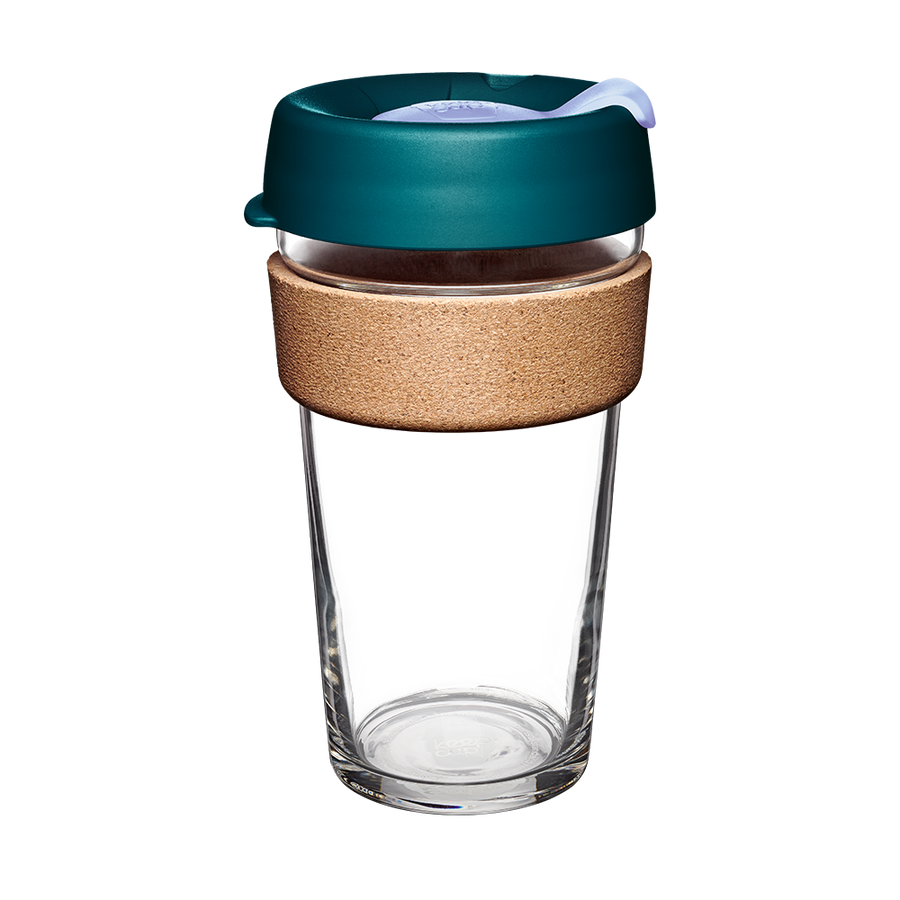 KeepCup 'Brew' 16oz Reusable Coffee Cup - CORK Band - Eventide