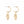 Load image into Gallery viewer, Lima-Lima Jewellery - Palm Hoop Earrings - Brass

