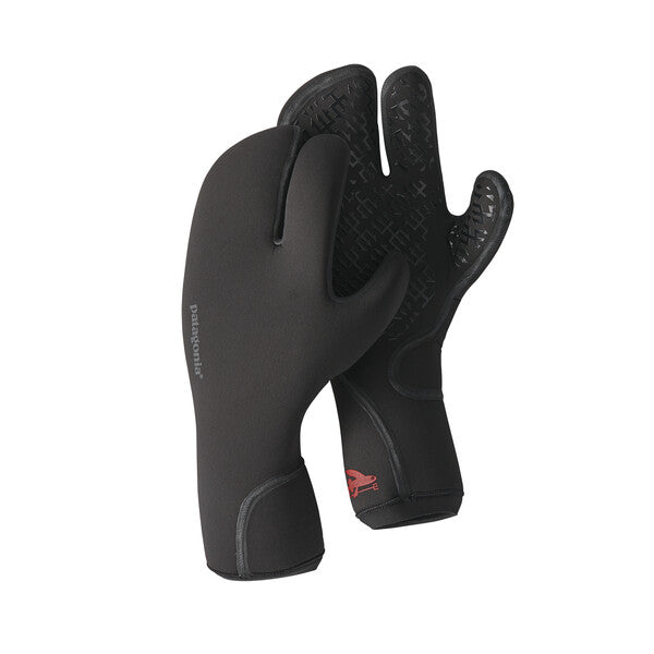 Patagonia R4® Yulex® Three Finger Wetsuit Mitts - Black