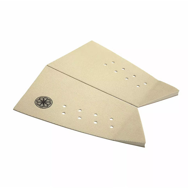 Octopus Swallow Corduroy Grip™ Surfboard Tailpad - Cream