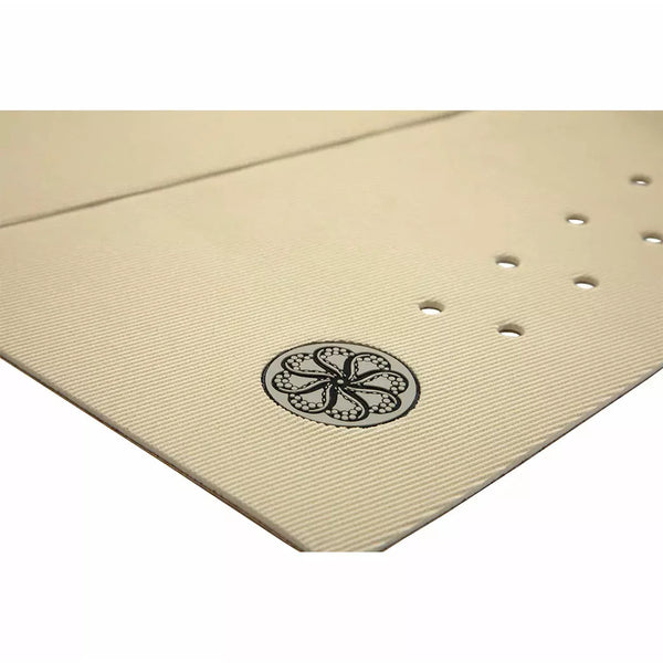 Octopus Swallow Corduroy Grip™ Surfboard Tailpad - Cream