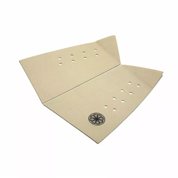 Octopus Swallow Corduroy Grip™ Surfboard Tailpad - Cream