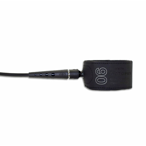 Octopus ULTRASEX™ Medium Surfboard Leash 6' - Black