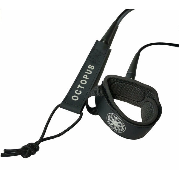 Octopus ULTRASEX™ Medium Surfboard Leash 6' - Black