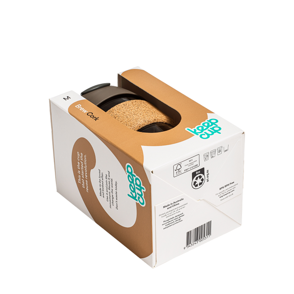 KeepCup Cork Brew 12oz Coffee Cup - Sea Shepherd