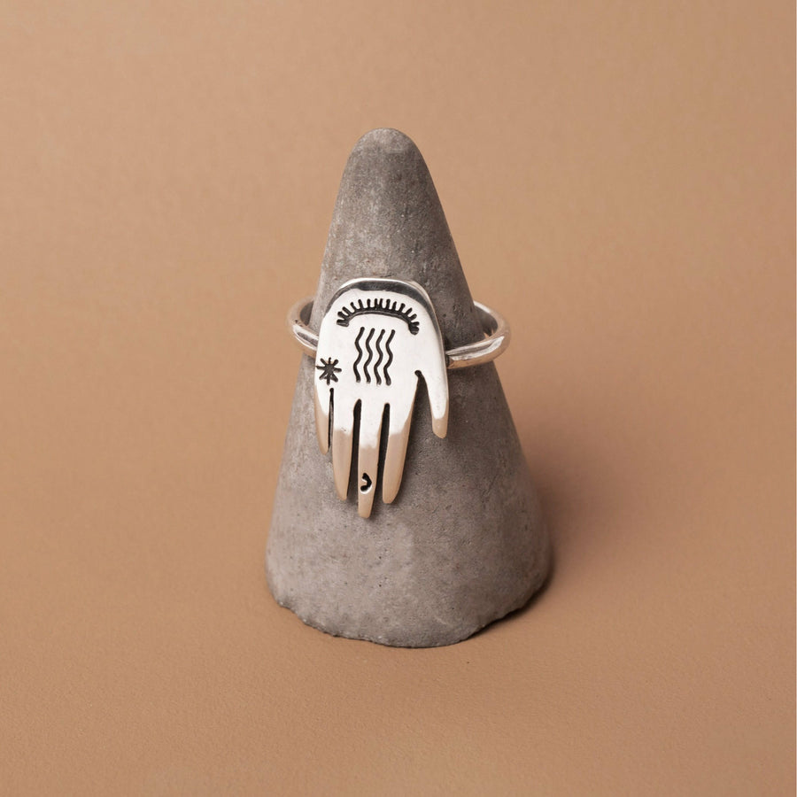 Lima-Lima Jewellery - Palm Ring - Eco Silver