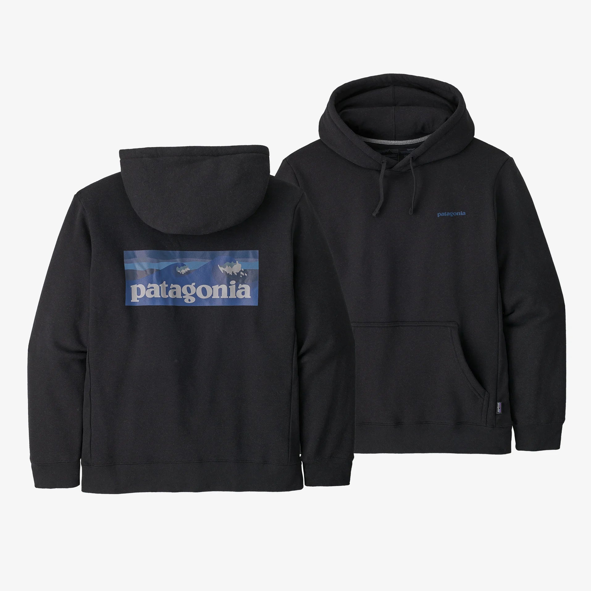 Patagonia Boardshort Logo Uprisal Hoody Ink Black Hiatus Store