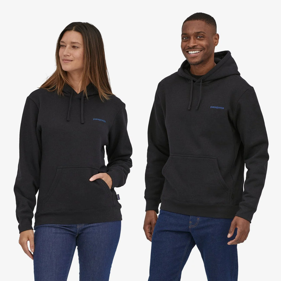 Patagonia Boardshort Logo Uprisal Hoody Ink Black Hiatus Store