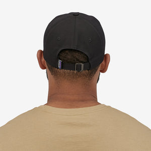 Patagonia 'P-6 Label' Trad Cap - Organic Cotton & NetPlus® - Black