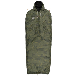 Poler Reversible Napsack - Black / Furry Camo