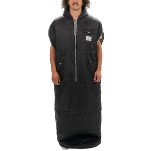 Poler Reversible Napsack - Black / Furry Camo