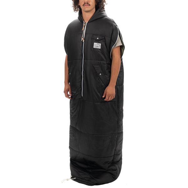 Poler Reversible Napsack - Black / Furry Camo