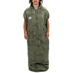 Poler Reversible Napsack - Black / Furry Camo