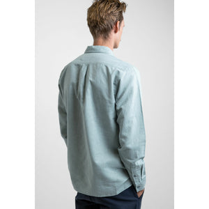 Rhythm Classic Linen L/S Shirt - Eucalyptus