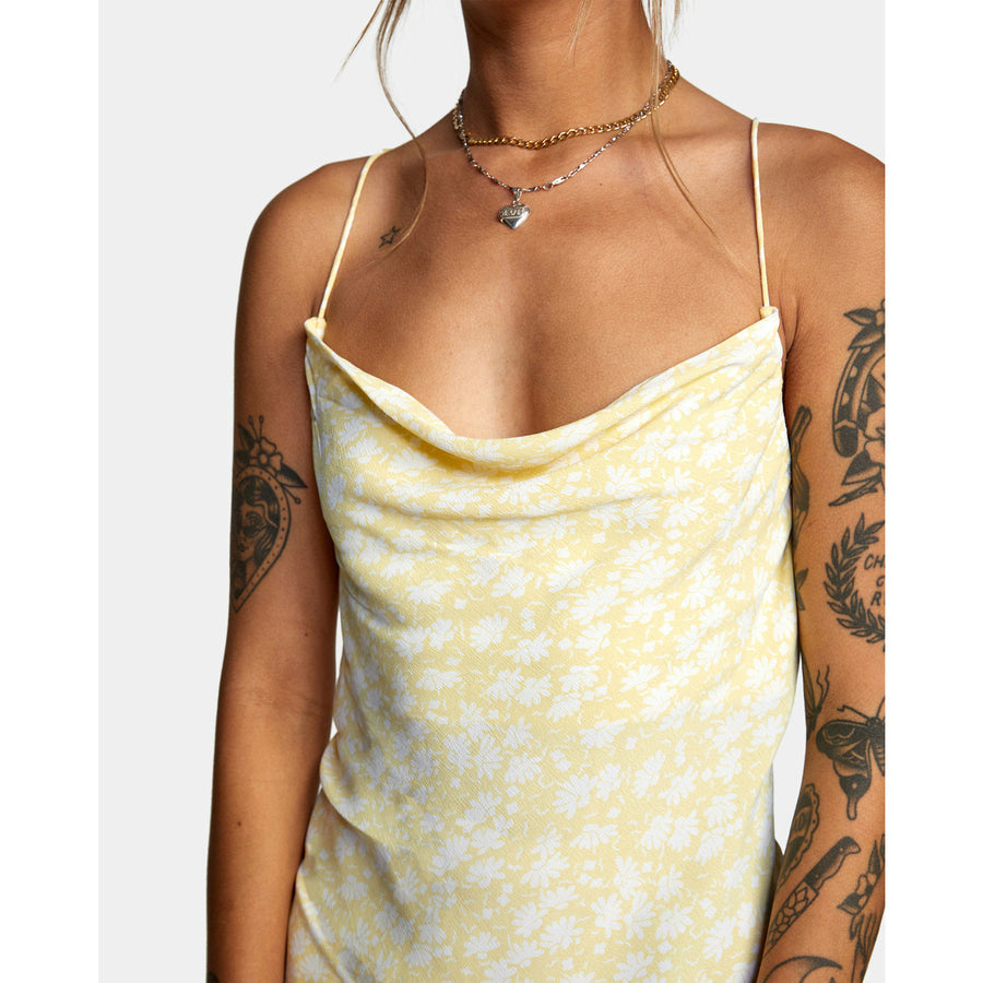 RVCA x Camille Rowe - Phoebe Dress - Vanilla