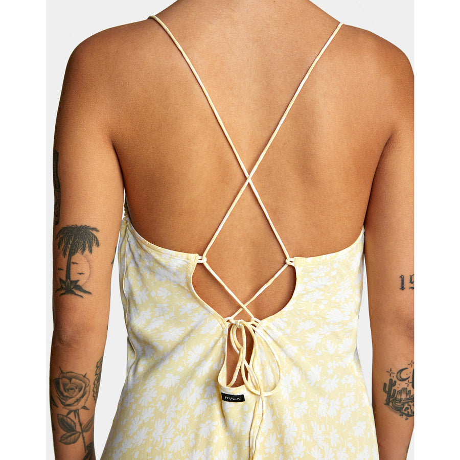 RVCA x Camille Rowe - Phoebe Dress - Vanilla