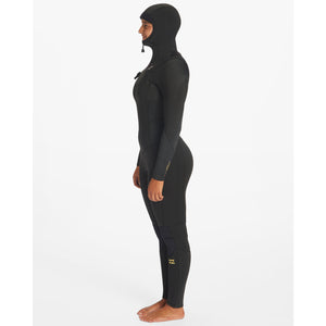 Billabong Women's Synergy 5/4mm Hooded Wetsuit - Wild Black