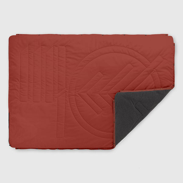 Voited Recycled Ripstop FLEECE Outdoor PillowBlanket - Cinnabar