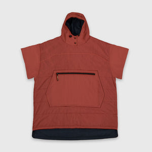 Voited Outdoor Poncho - Cinnabar