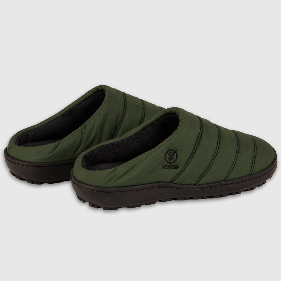 Voited Soul Slipper Lightweight, Indoor/Outdoor Camping Slippers - Tree Green