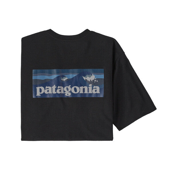 Patagonia Boardshort Logo Responsibili-Tee Pocket T-shirt - Ink Black